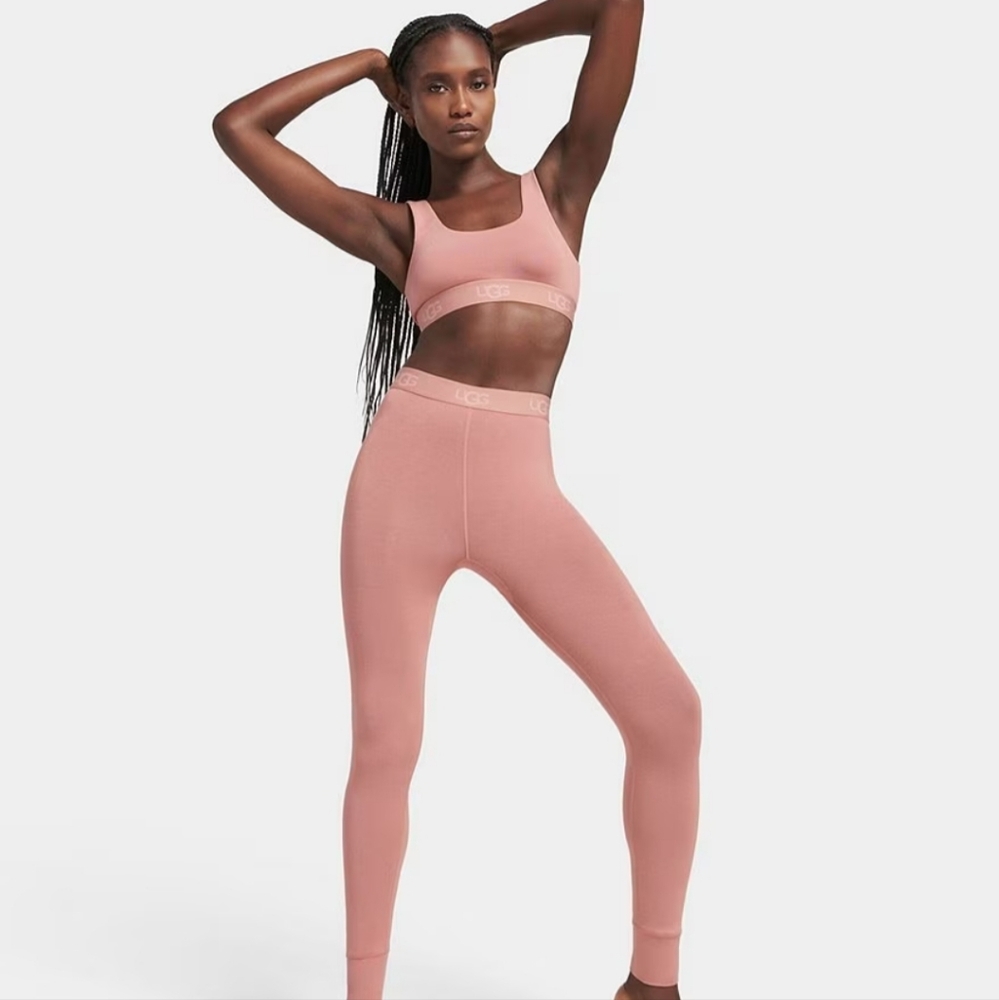 UGG Paloma Lounge Leggings Blush size XL - Picture 2 of 7